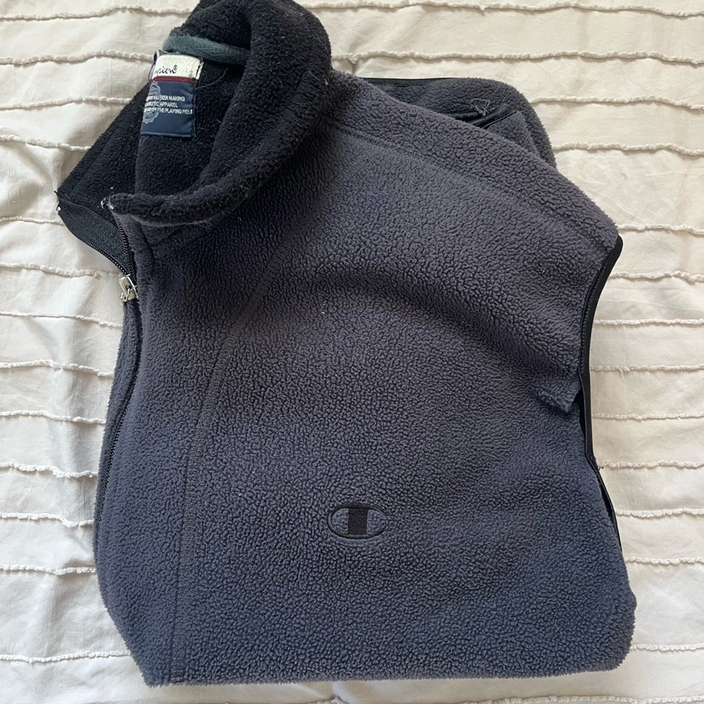 Champion Gray Fleece Jacket